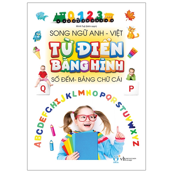 Sách Từ Điển Bằng Hình - Chữ Cái Và Số Đếm Song Ngữ Anh - Việt (D - Tuệ Minh