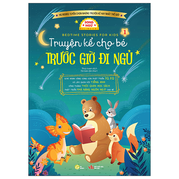 Truyện Kể Cho Bé Trước Giờ Đi Ngủ - Bedtime Stories For Kids - Song Ngữ Việt-Anh - Quyển 1