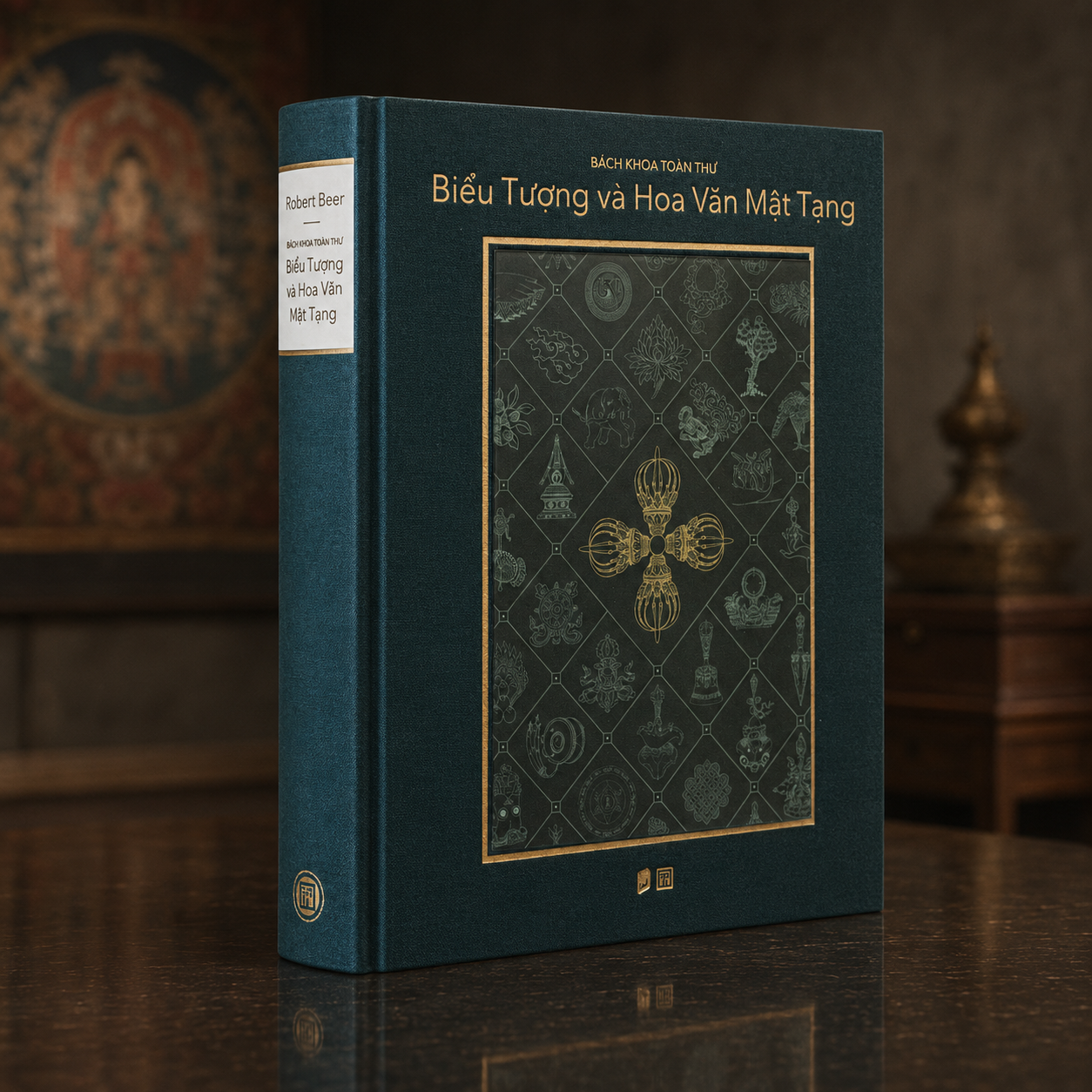 Bách Khoa Toàn Thư Biểu Tượng Và Hoa Văn Mật Tạng - Ấn Bản Giới Hạn - Bìa Vải - Bản Có Hộp