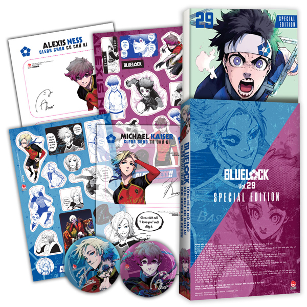 Truyện Tranh BlueLock - Tập 29 - Bản Đặc Biệt - Tặng Kèm Hộp Quà 6 Mó - Muneyuki Kaneshiro