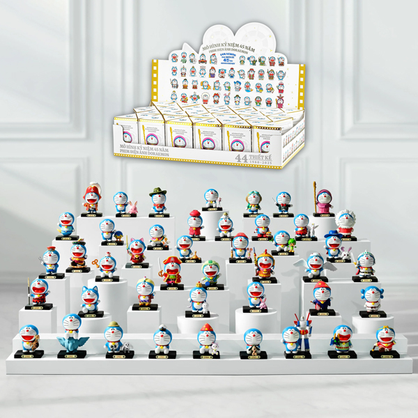 Bộ Sưu Tập Giới Hạn Mô Hình Kỷ Niệm 45 Năm Phim Điện Ảnh Doraemon (Bộ 44 Hộp)