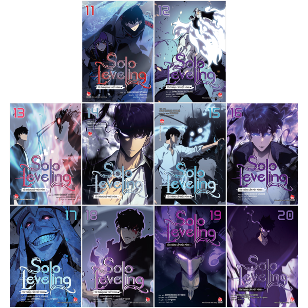 Combo Manhwa - Solo Leveling - Tôi Thăng Cấp Một Mình: Tập 11 - 20 (Bộ 10 Tập)