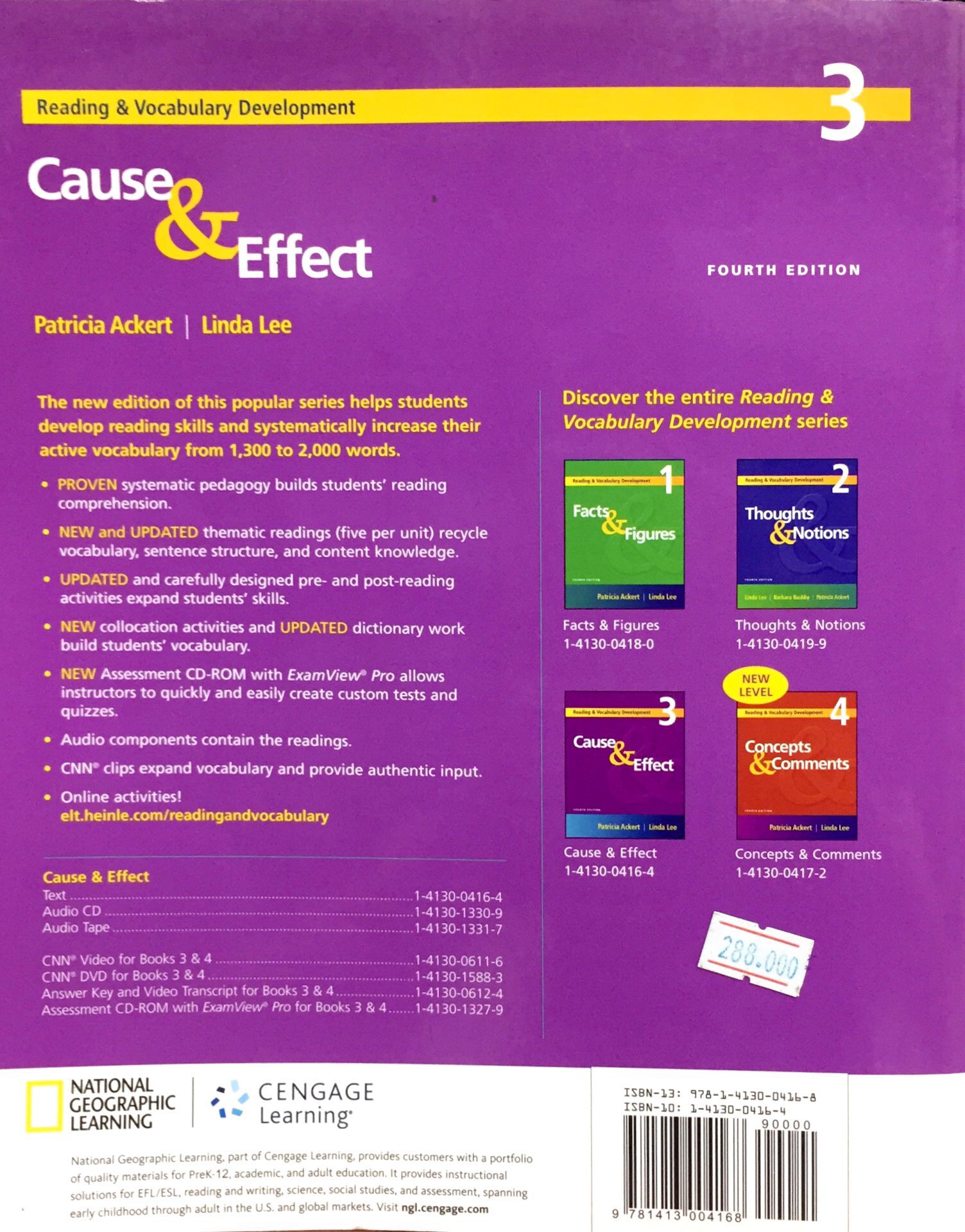Cause - Effect: Reading and Vocabulary Development 3 - FAHASA.COM