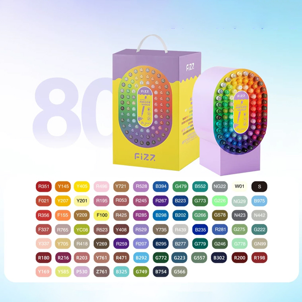 Hộp 80 Bút Marker Acrylic - FiZZ