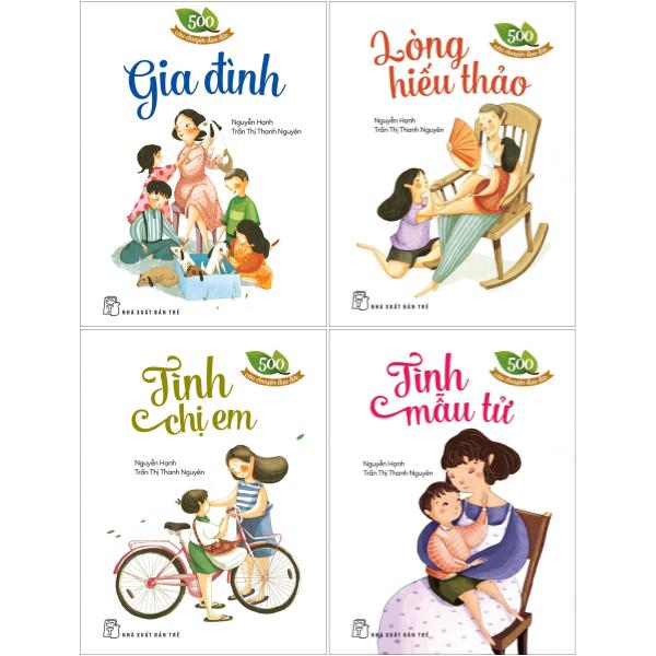 Sách Combo Sách 500 Câu Chuyện Đạo Đức (Tái Bản 2023) (Bộ 4 Cuốn) - Nguyên Nguyên