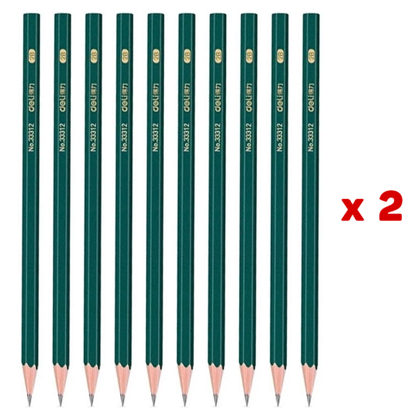 Combo 20 Bút Chì 2B - Deli 33312-2B