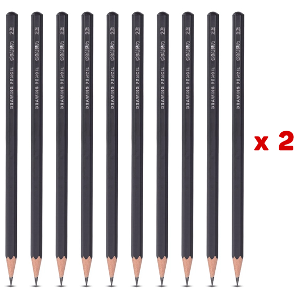 Combo 20 Bút Chì Phác Hoạ Chuyên Dụng 2B - Deli S998-2B