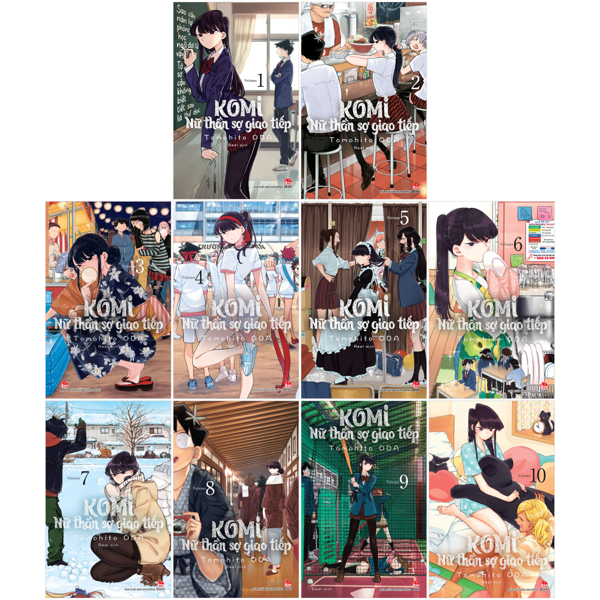 Truyện Tranh Combo Manga - Komi - Nữ Thần Sợ Giao Tiếp: Tập 1 - 10 (Bộ 10 - Romi Neustadt
