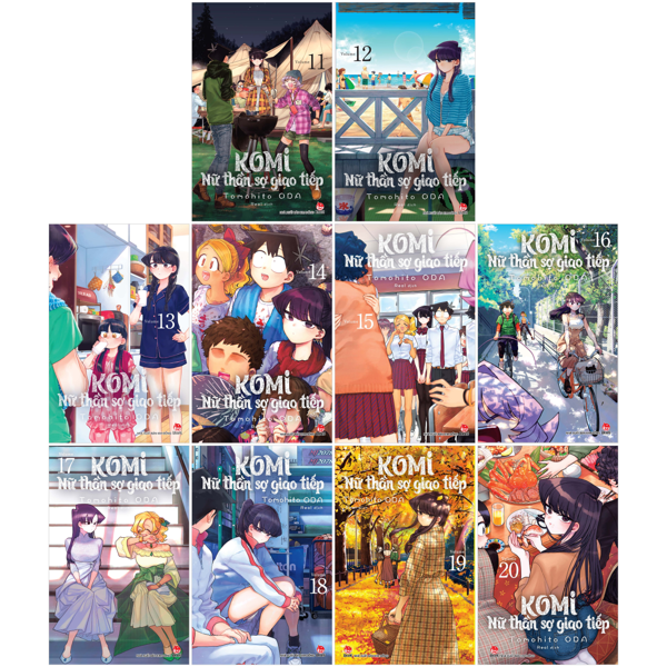 Truyện Tranh Combo Manga - Komi - Nữ Thần Sợ Giao Tiếp: Tập 11 - 20 (Bộ 1 - Tomohito Oda