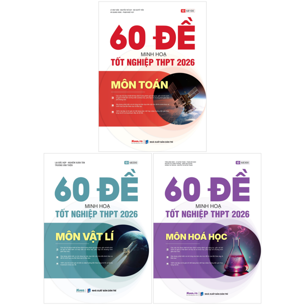 Sách Combo Sách Đề Minh Họa Tốt Nghiệp THPT 2026 - Khối A - Toán + Vật - Minh