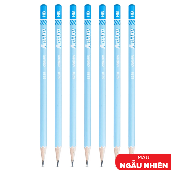 Combo 7 Bút Chì HB - Deli 58166 (Mẫu Màu Giao Ngẫu Nhiên)