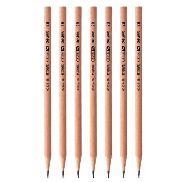 Combo 7 Bút Chì Gỗ 2B - Deli HC805-2B