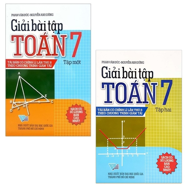 Combo Giải Bài Tập Toán 7: Tập 1 Và 2 (Bộ 2 Tập)