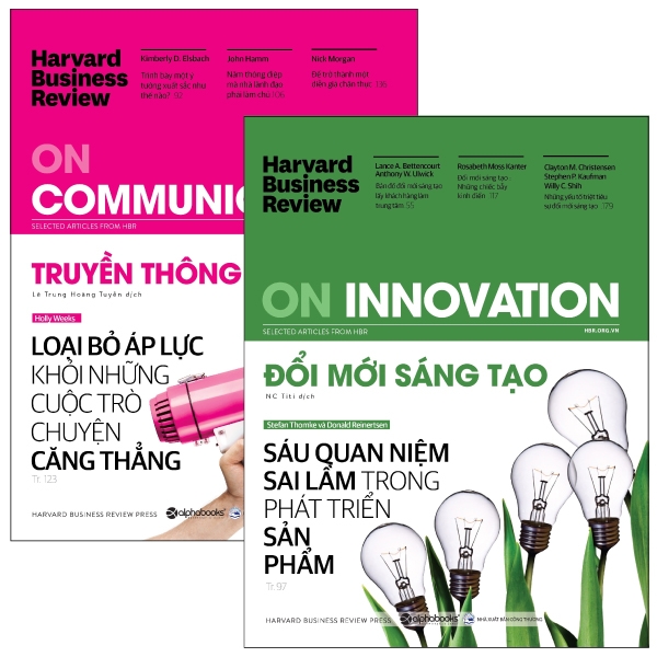 Sách Combo Hbr - On Innovation + On Communication (Bộ 2 Cuốn) - Bộ Công Thương