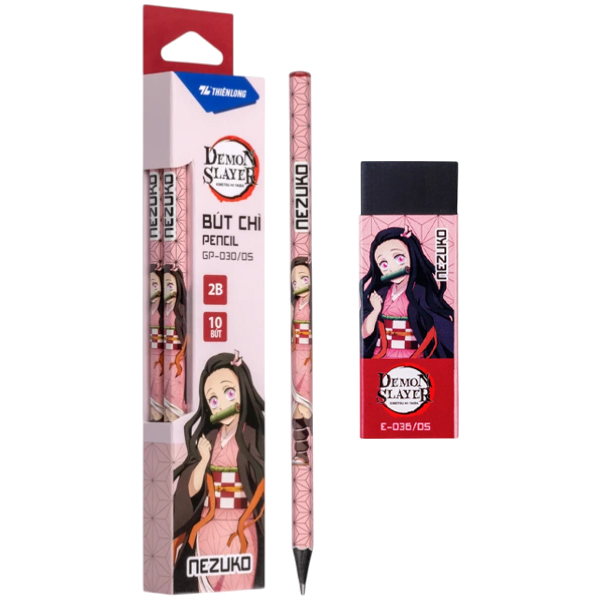 Combo Bút Chì Và Gôm Demon Slayer - Nezuko