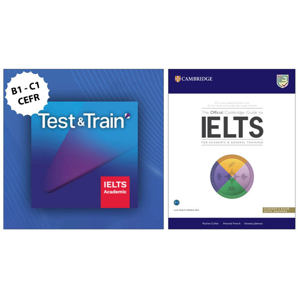 Combo IELTS Test & Train Academic (18 Months Access) + The Official Cambridge Guide To IELTS Student's Book With Answers