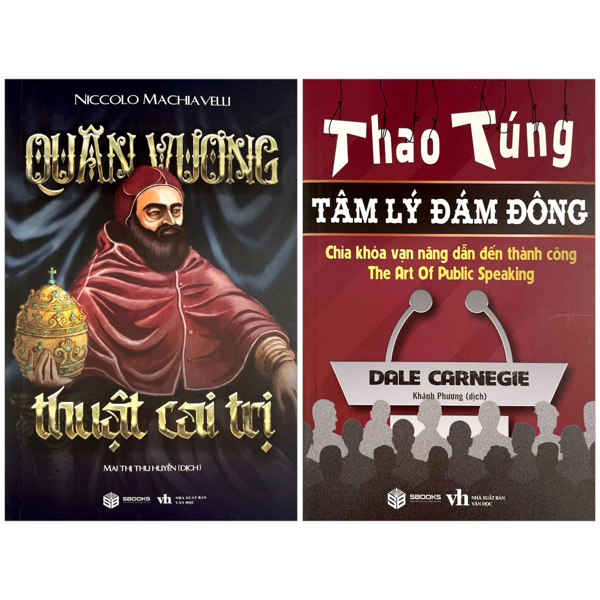 Sách Combo Sách Quân Vương - Thuật Cai Trị + Thao Túng Tâm Lý Đám Đông - Vương Đông