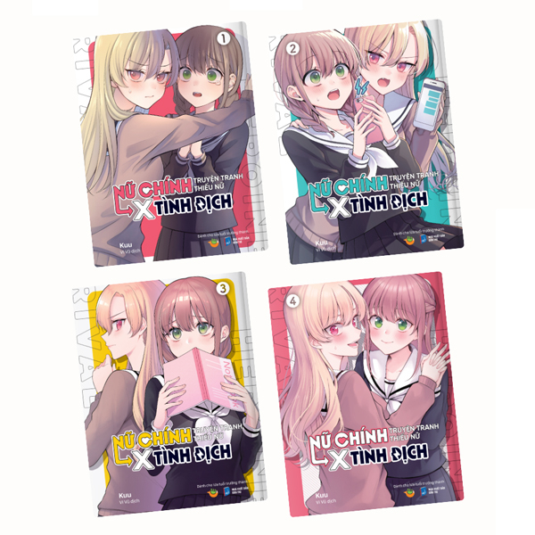 Bộ Manga - Nữ Chính Truyện Tranh Thiếu Nữ X Tình Địch: Tập 1 - 4 (Bộ 4 Tập) (Tái Bản 2025)