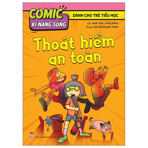 Sách Comic Kĩ Năng Sống - Dành Cho Trẻ Tiểu Học - Thoát Hiểm An Toàn - Quang Minh