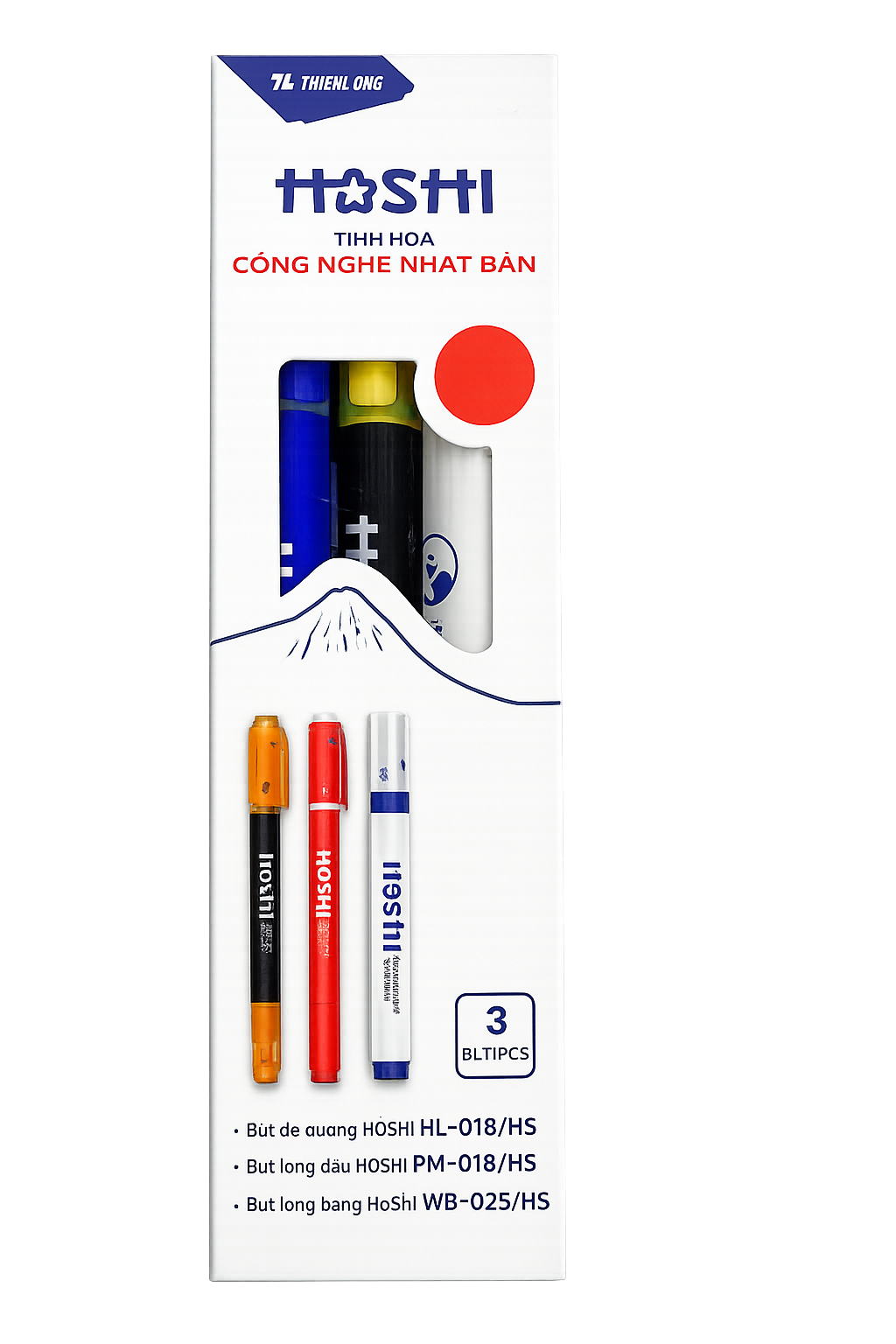 Quà Tặng Hộp 03 Bút Hoshi Tinh Hoa Công Nghệ Nhật Bản Thiên Long