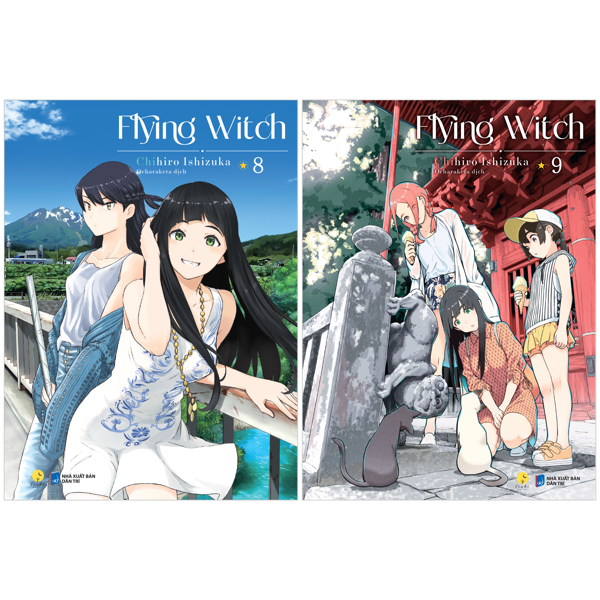 Bộ Manga - Flying Witch - Tập 8 + Tập 9 (Bộ 2 Tập)