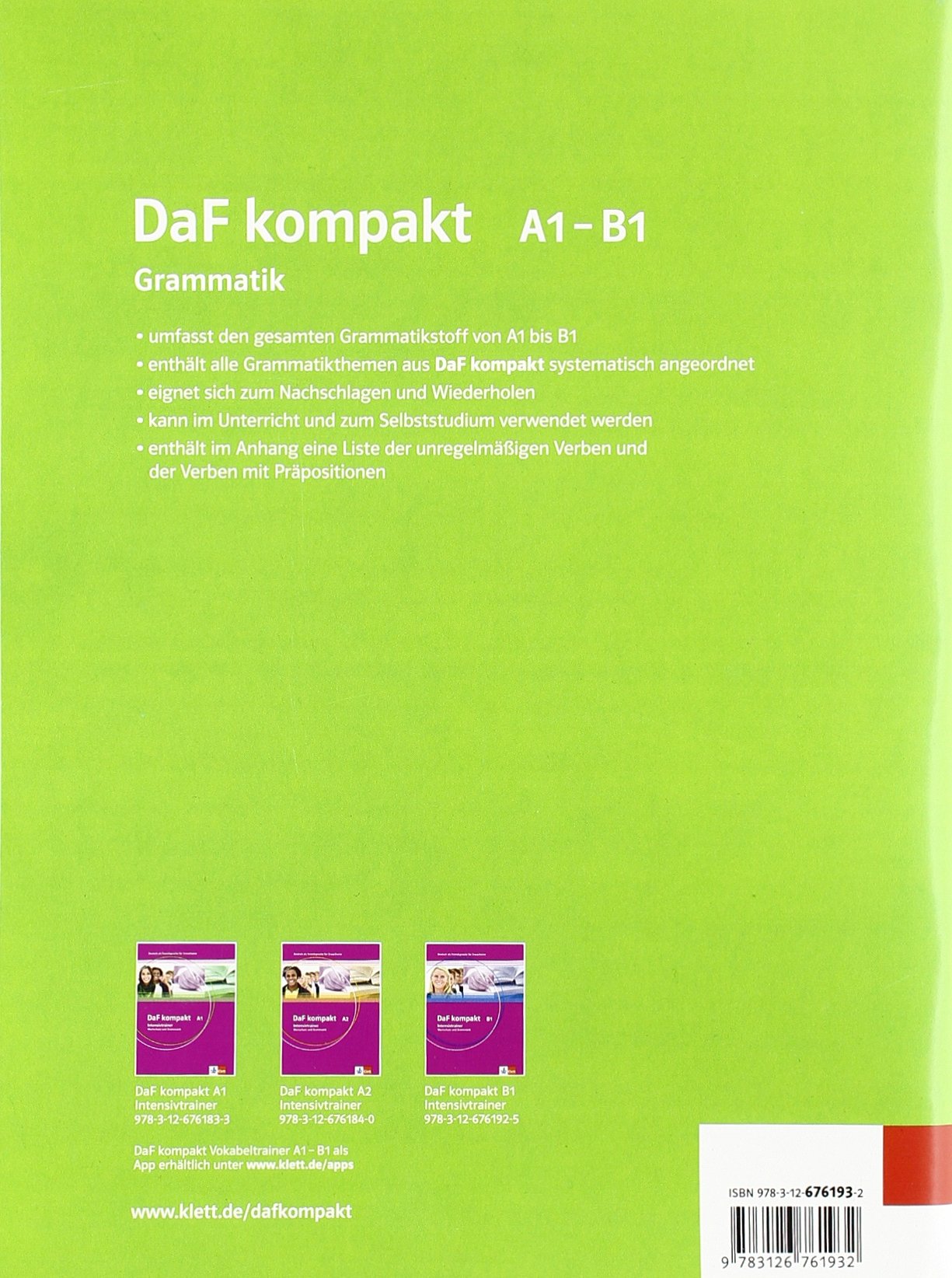 DaF kompakt A1 - B1: Deutsch als Fremdsprache für Erwachsene. Grammatik ...