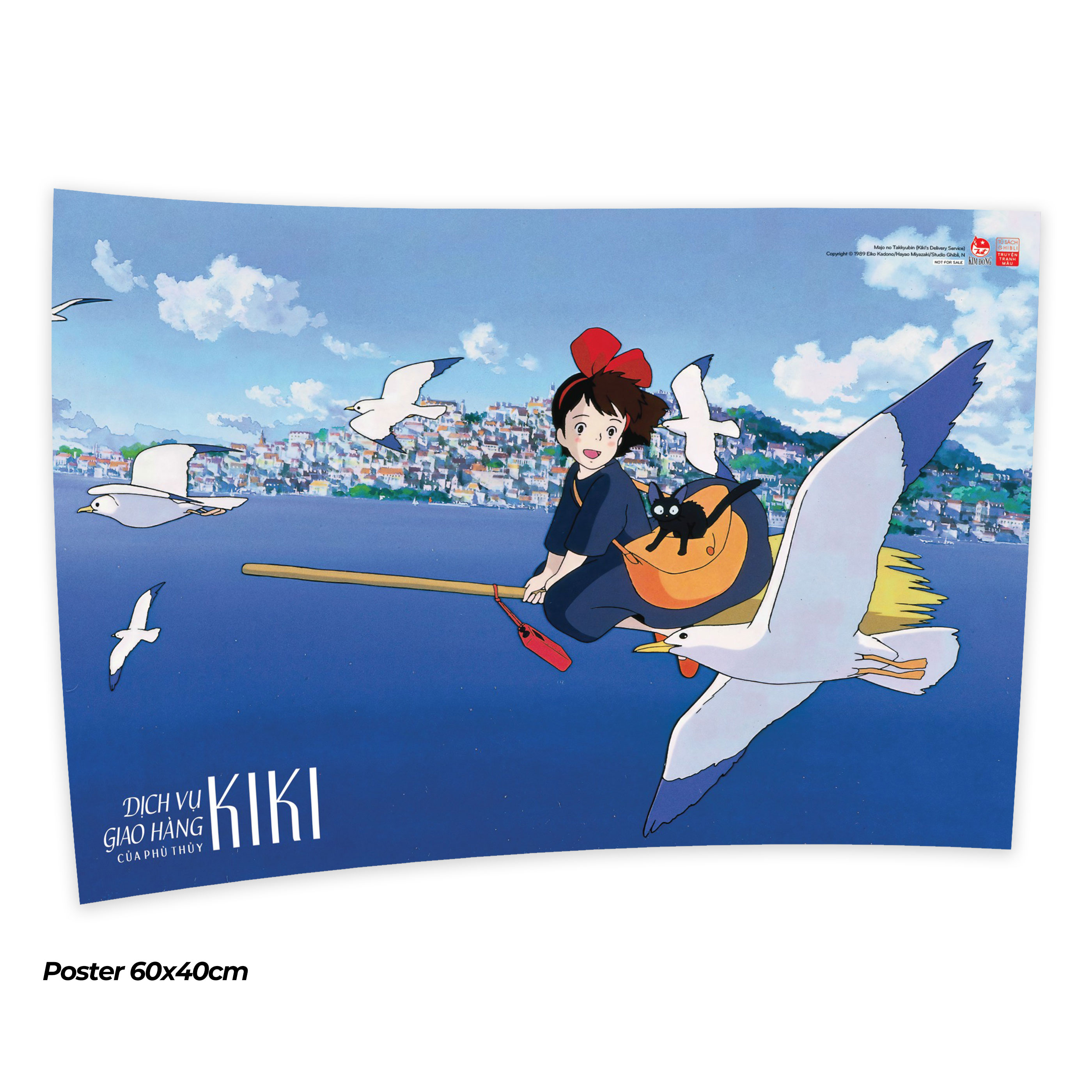 Quà Tặng Poster - Dịch Vụ Giao Hàng Của Phù Thủy Kiki - Truyện Tranh Màu - Tập 1