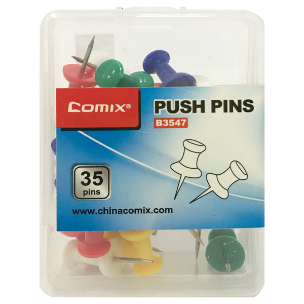 Đinh Ghim B3547 Office Pins Thumb Tacks - FAHASA.COM