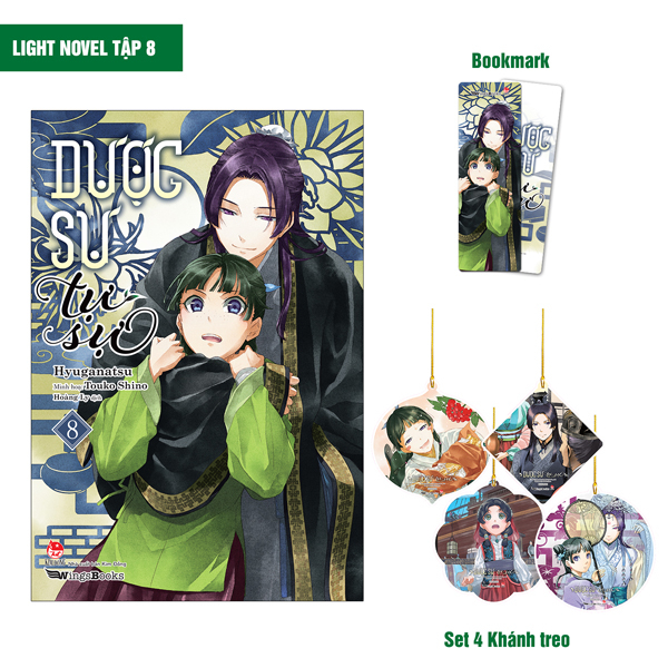 [Light Novel] Dược Sư Tự Sự - Tập 8 - Tặng Kèm Bookmark + Set 4 Khánh Treo