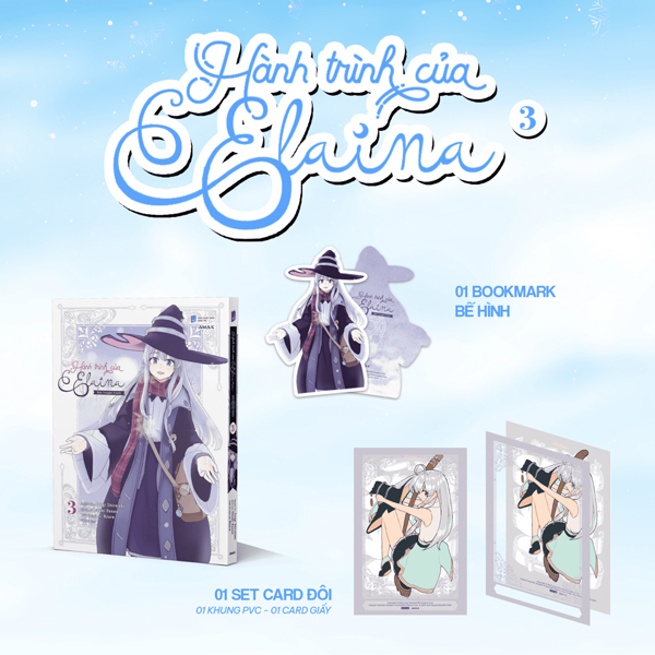 [Manga] Hành Trình Của Elaina - Tập 3 - Tặng Kèm Bookmark Bế Hình + Set Card Đôi