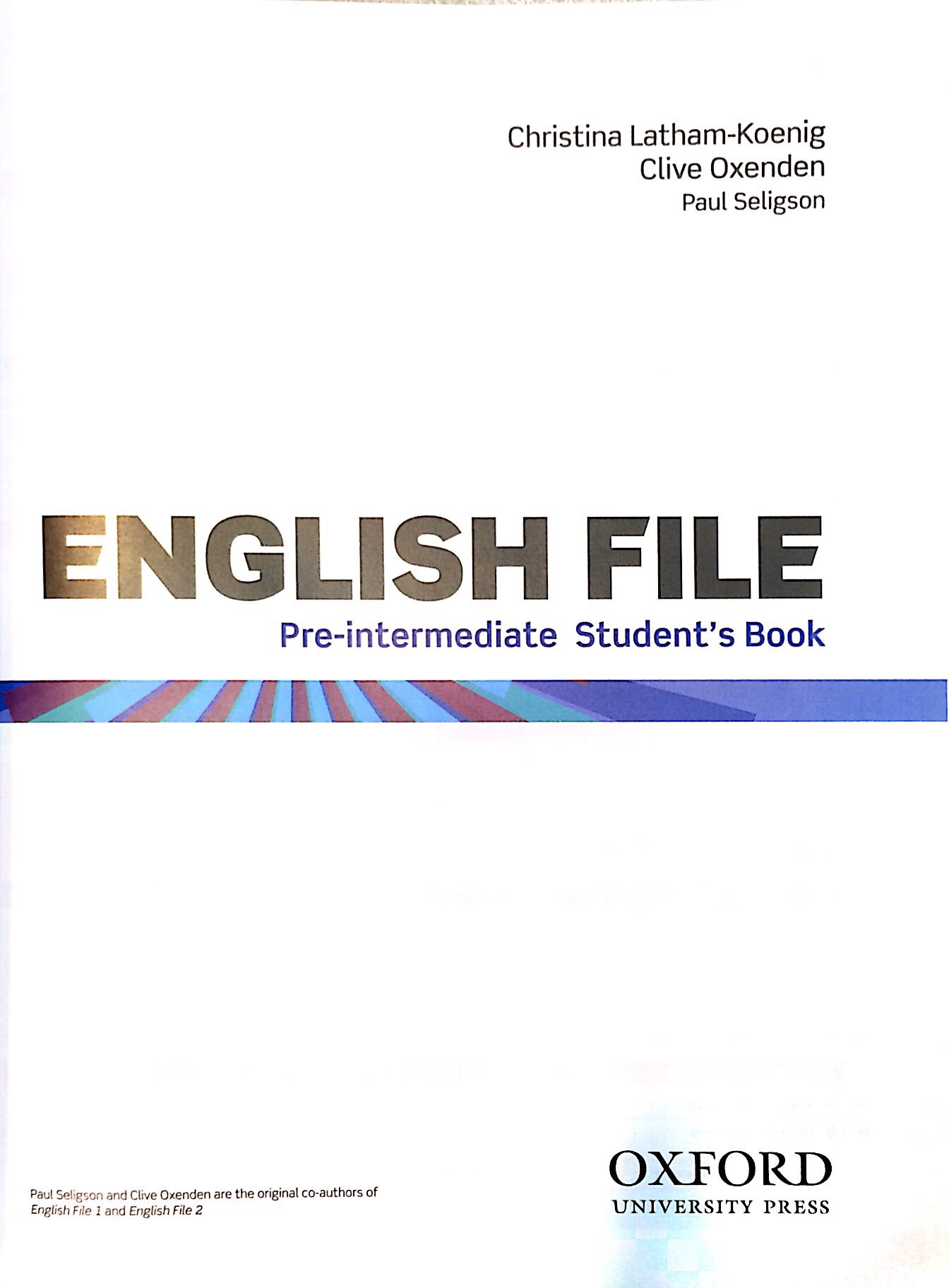 English File Pre-Intermediate Student's Book with iTutor 3Ed