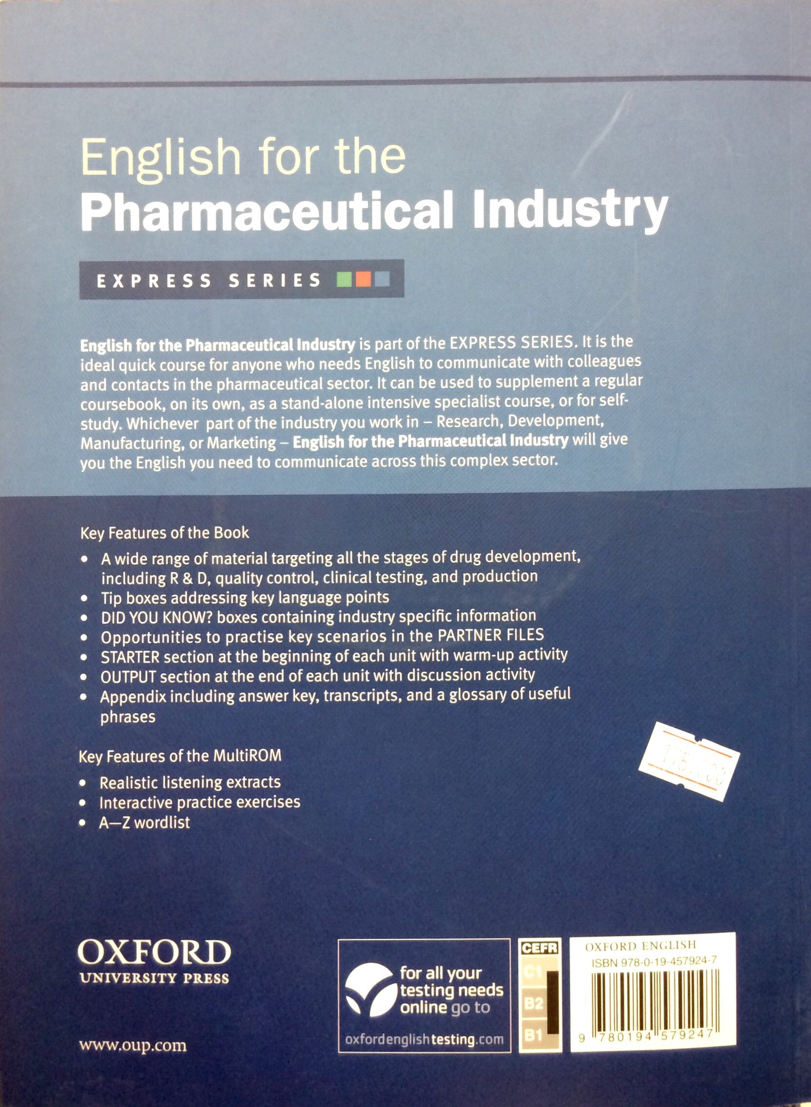 Express Industries English for the Pharmaceutical Industry