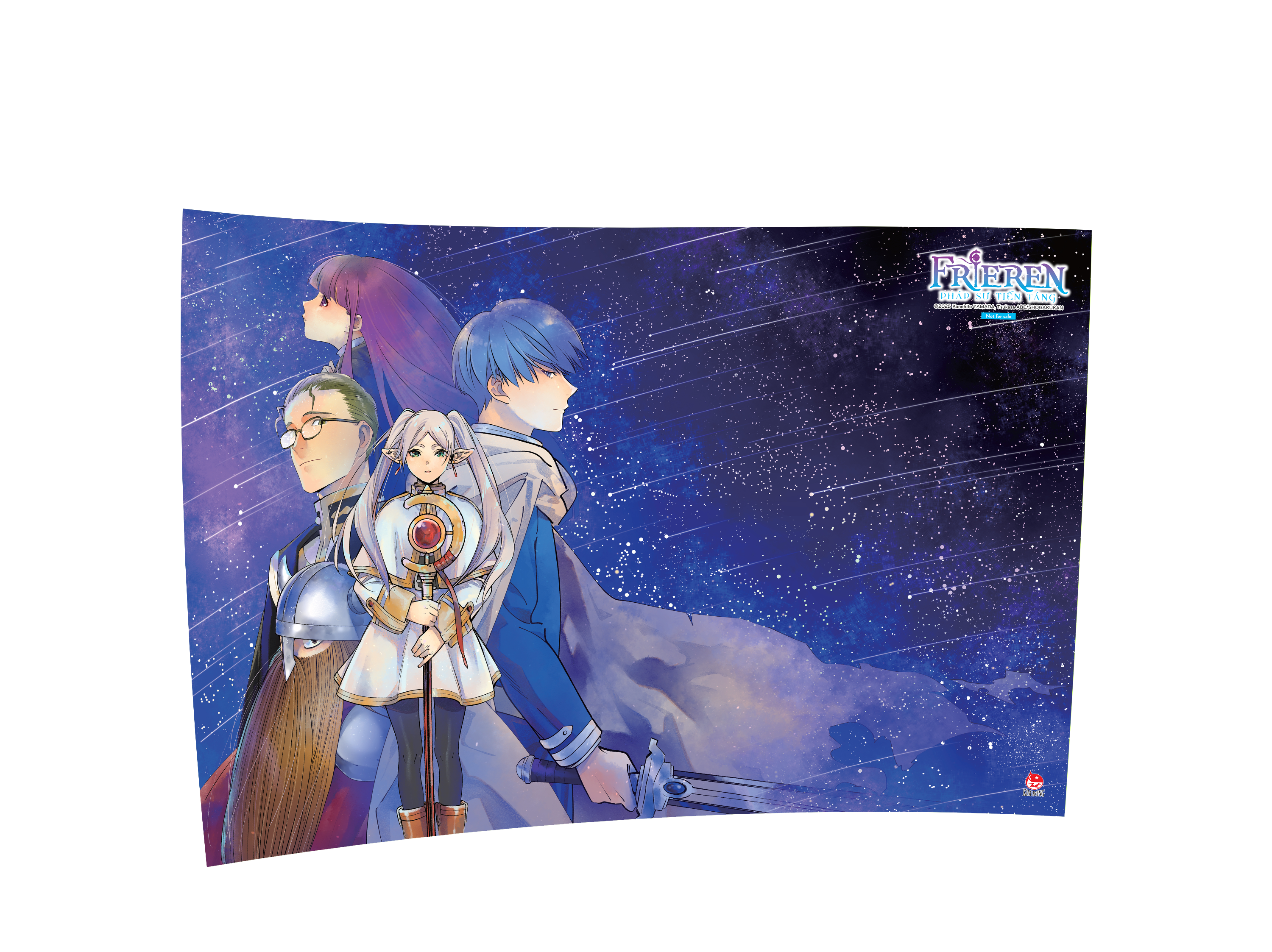 Quà Tặng Poster - Frieren Beyond Journey's End Art Works - Tuyển Tập Tranh Frieren - Pháp Sư Tiễn Táng - Tập 1