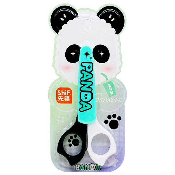 Kéo Học Sinh Panda - ShiF 1293 - Màu Xanh Mint