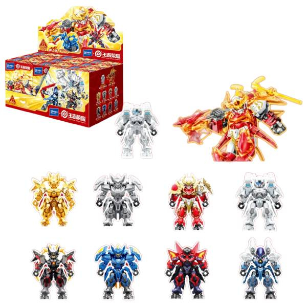 Bộ Full Set Blindbox Đồ Chơi Lắp Ráp Model Kit Moshow Version 1 - Sembo 900043 (9 Hộp)