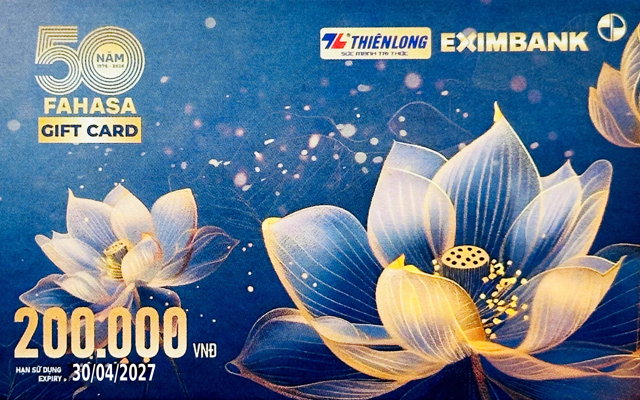 Phiếu Quà Tặng - Gift Card Mệnh Giá 200K - Sen Việt