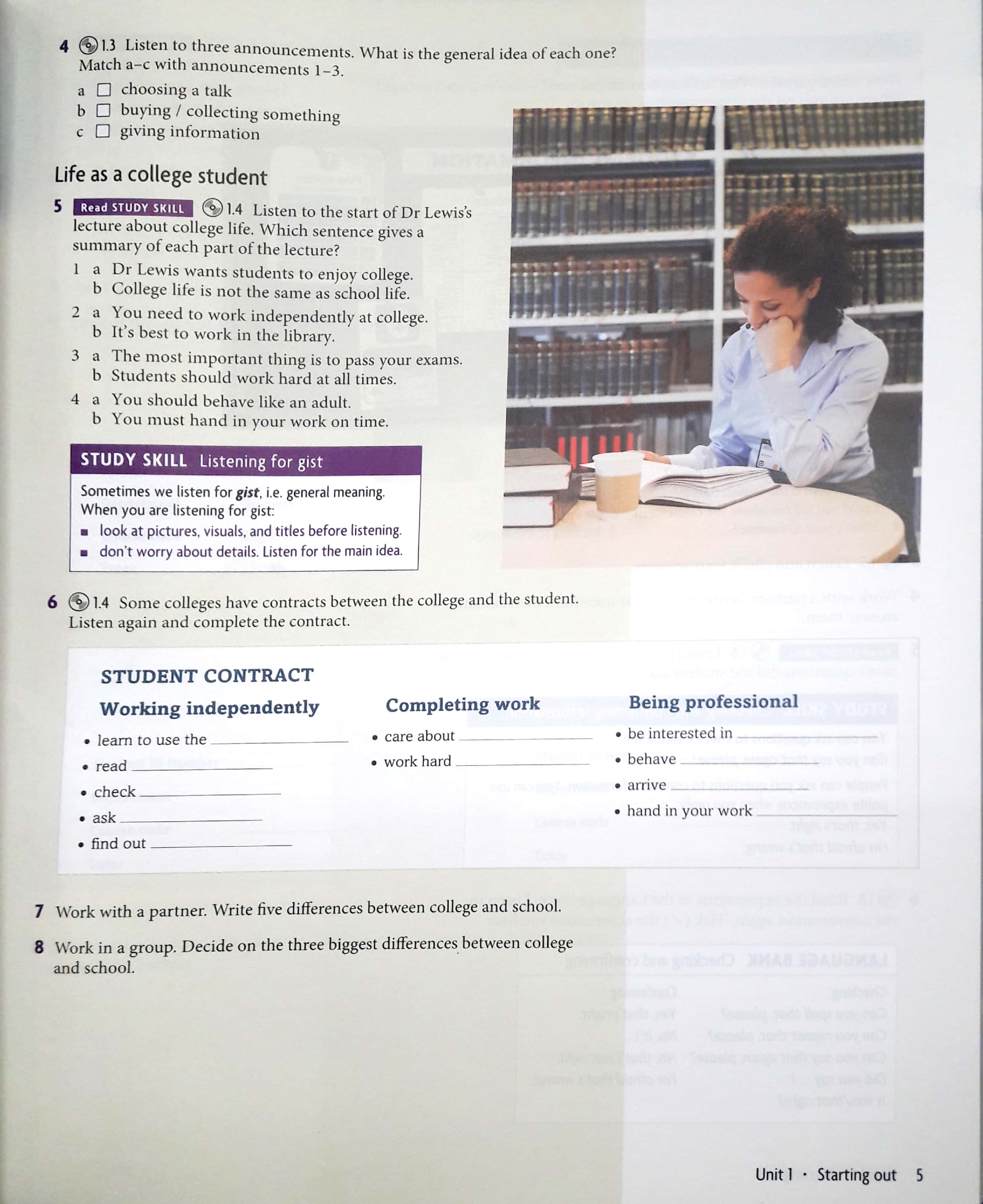 Headway Academic Skills Listening, Speaking, and Study Skills 1 Student ...