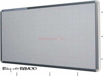 Bảng Từ Viết Bút Lông Hàn Quốc (0.8m x 1.2m)