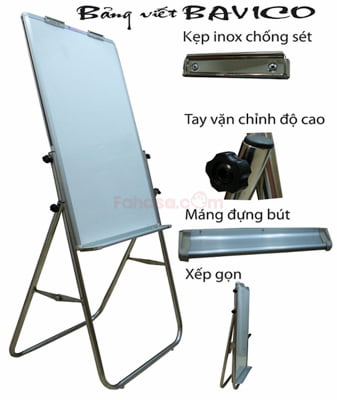 Bảng Flipchart Hàn Quốc (0.8m x 1.2m)