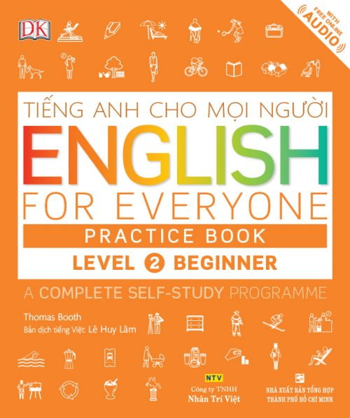 [Phiên chợ sách cũ] Tiếng Anh Cho Mọi Người - English For Everyone - Level 2 Beginner - Practice Book (Kèm CD)