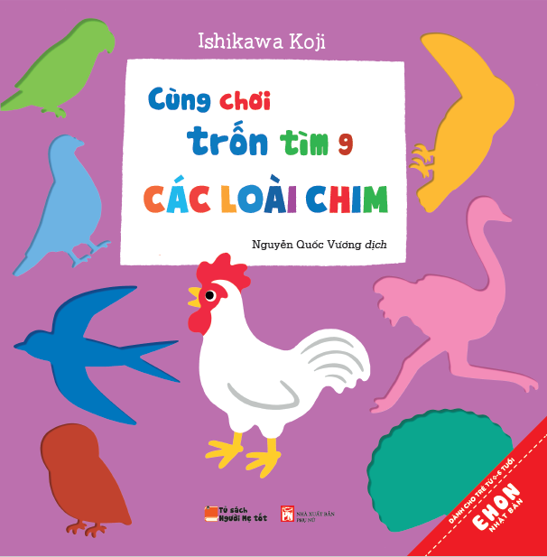 Ehon Nhật Bản - Cùng Chơi Trốn Tìm 9 - Các Loài Chim (Từ 0 - 6 Tuổi)