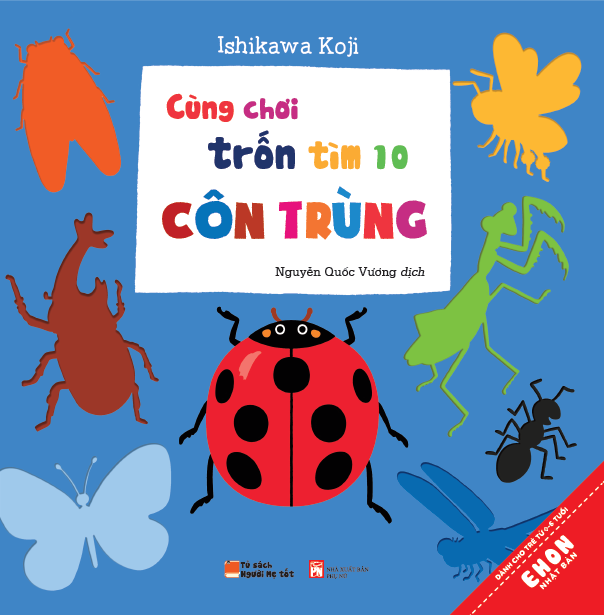 Ehon Nhật Bản - Cùng Chơi Trốn Tìm 10 - Côn Trùng (Từ 0 - 6 Tuổi)
