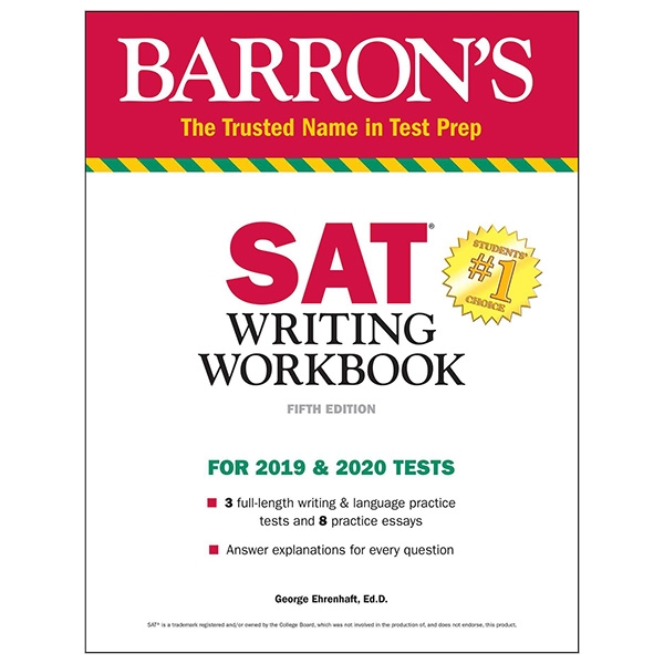 Bar One Writing Barron's SAT Writing Workbook - FAHASA.COM