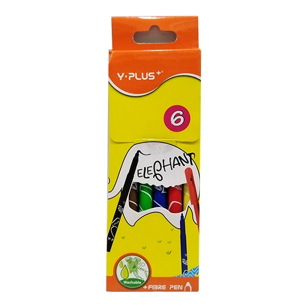 Bộ Bút Lông Màu Tô (6 Màu) Elephant Y PLUS+ YP-FP170400-ELP
