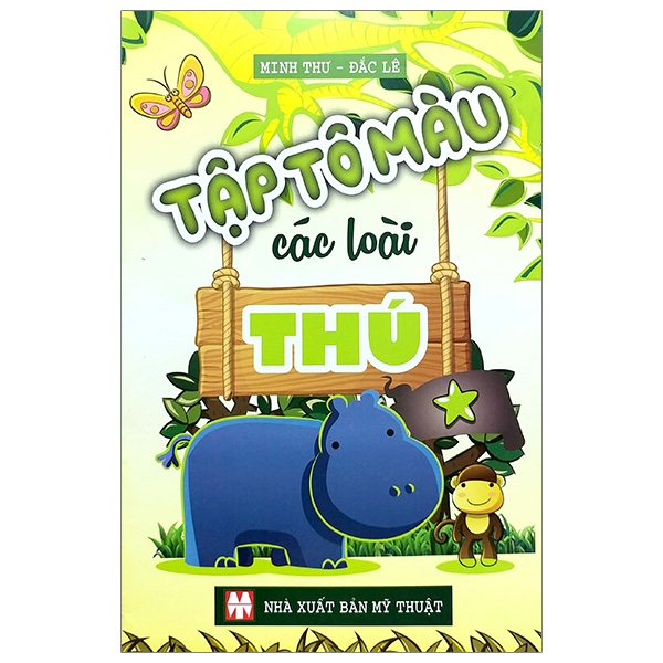 Sách Tập Tô Màu Các Loài Thú 1 - Lê Thư