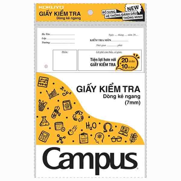 Giấy kiểm tra B5 ĐL70gsm TP-BM70G-30