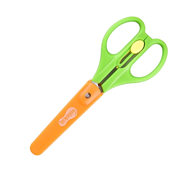 Kéo Học Sinh 16.5 cm - Colokit SC-C03 - Màu Xanh Lá