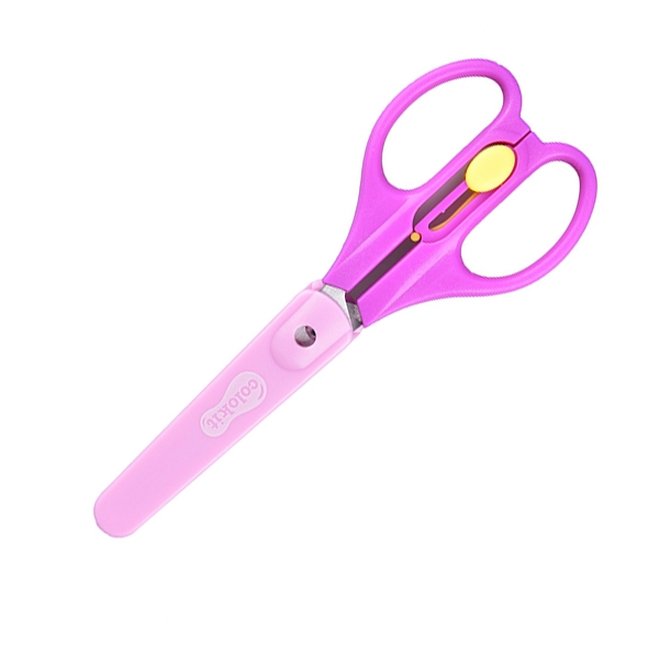 Kéo Học Sinh 16.5 cm - Colokit SC-C03 - Màu Tím