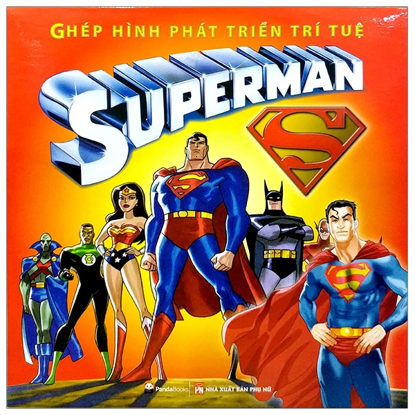 Sách Ghép Hình Phát Triển Trí Tuệ - Superman (Tái Bản 2019) - Hải Nguyễn
