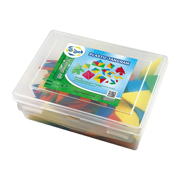 Miếng Ghép Hình Tangram - Plastic Tangrams - Gigo Toys #1043